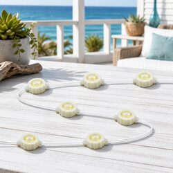Your Home Awaits: 15M Solar LED Christmas Lights with 36 Bulbs