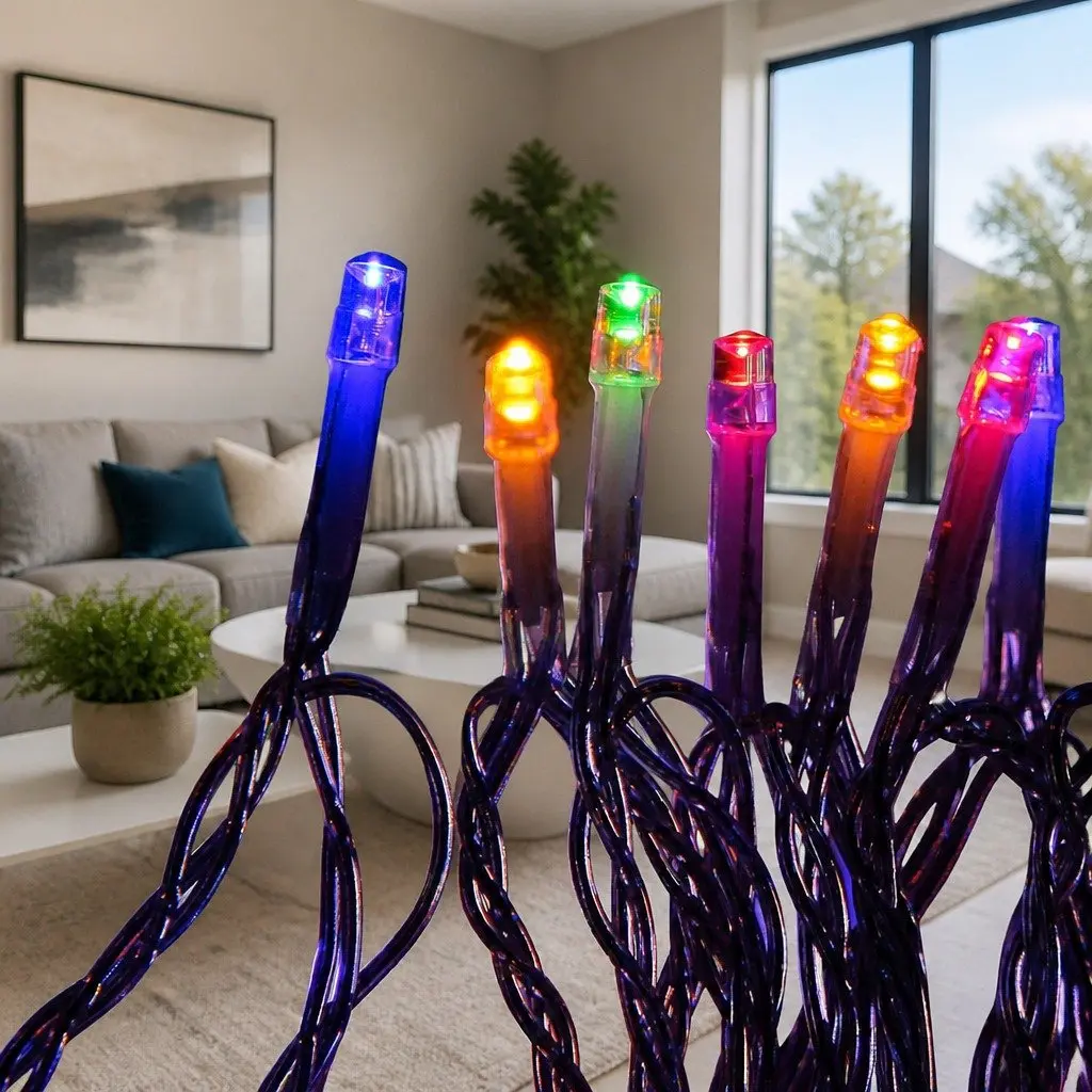 Christmas String Lights Multi-Coloured 50M 500 LED Indoor Outdoor