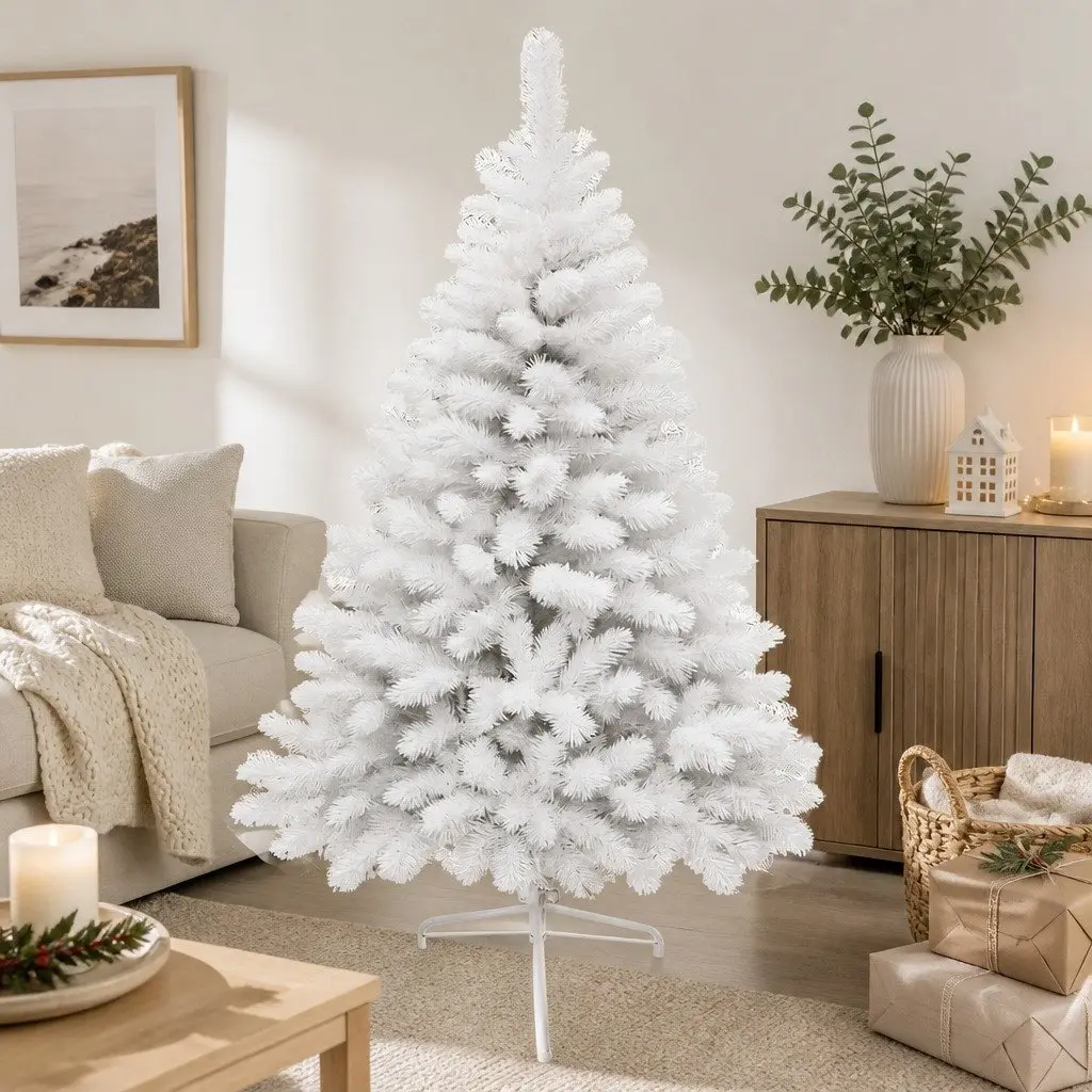 White Christmas Tree Compact 1.5M 308 Tips