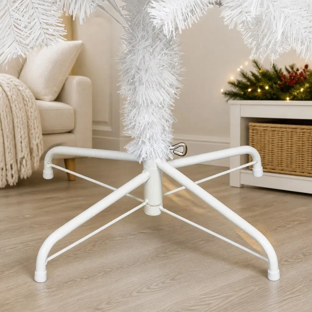White Christmas Tree Tall 2.1M 900 Tips Indoor Outdoor Decoration