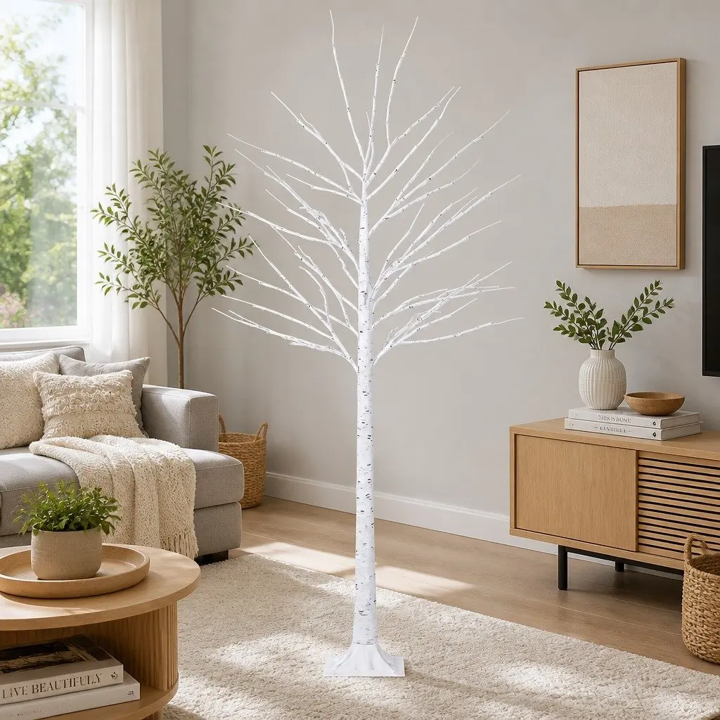 Christmas Tree Pre-lit 1.7M 120 RGB LED Lights Remote Control Indoor Outdoor