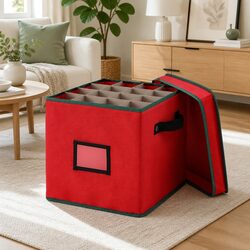 Organize Your Christmas Ornaments with This Storage Box