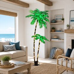 Your Friendly 2.1m LED Christmas Palm Tree Companion