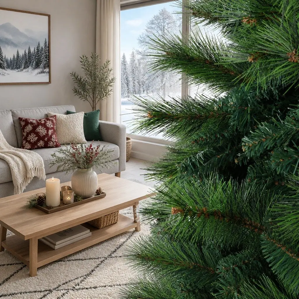 Christmas Tree Green 1.8M 1024 Tips Artificial Holiday Decoration