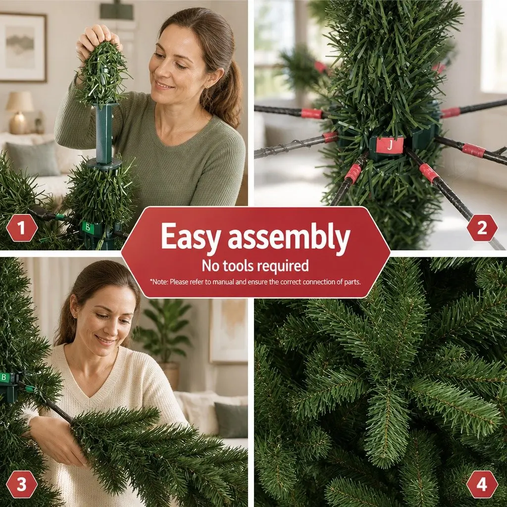 7FT Green Christmas Tree