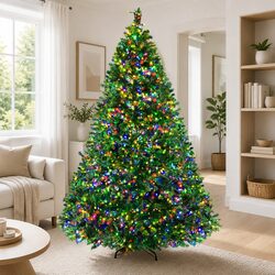Your 7FT Christmas Tree with 2800 Multi-colour Lights Awaits