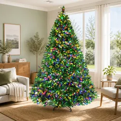 Your Ideal 2.4M Green Pre-lit Christmas Tree Awaits