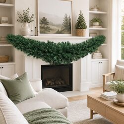 Friendly Green Christmas Garland 1.8m for Your Festive Space