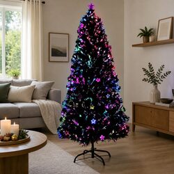 Friendly 6ft Christmas Tree with Twinkling Lights