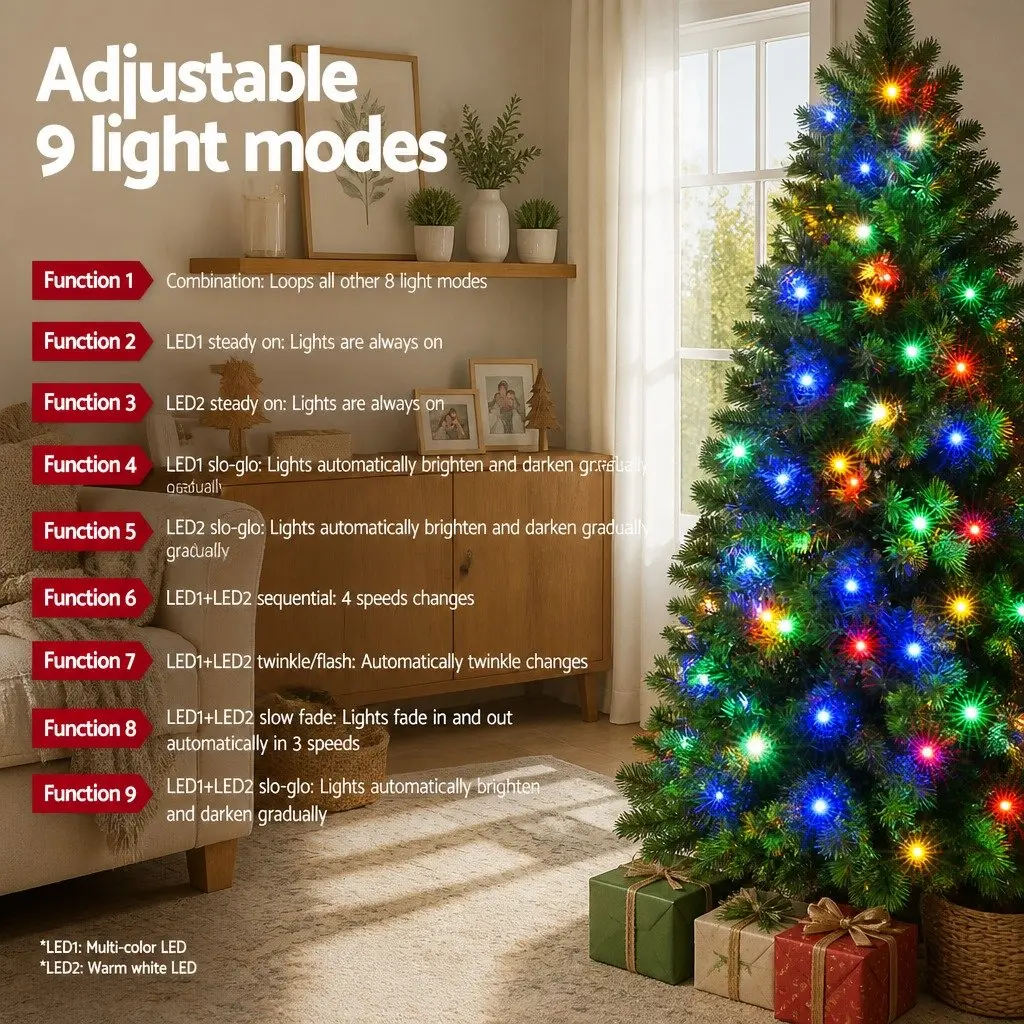 1.8M Pre-lit Christmas Tree