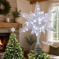 Your Holiday Tree Deserves This LED Star Topper