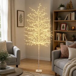 Friendly 7FT Solar LED Christmas Tree - Perfect for Your Celebrations
