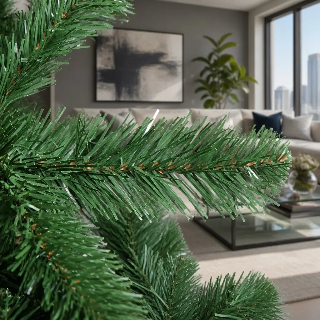 Christmas Tree Artificial Fir 2.1m Green 905 Tips