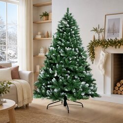 Friendly 7FT Snowy Christmas Tree for Your Home