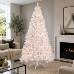 Your Festive 2.1m White Christmas Tree Awaits