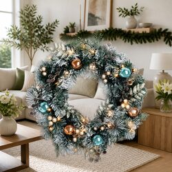 60cm LED Christmas Wreath: A Holiday Essential