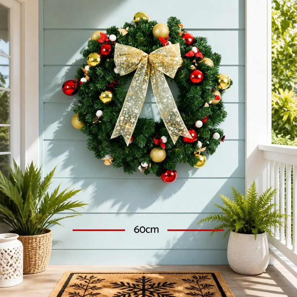 60cm LED Christmas Wreath