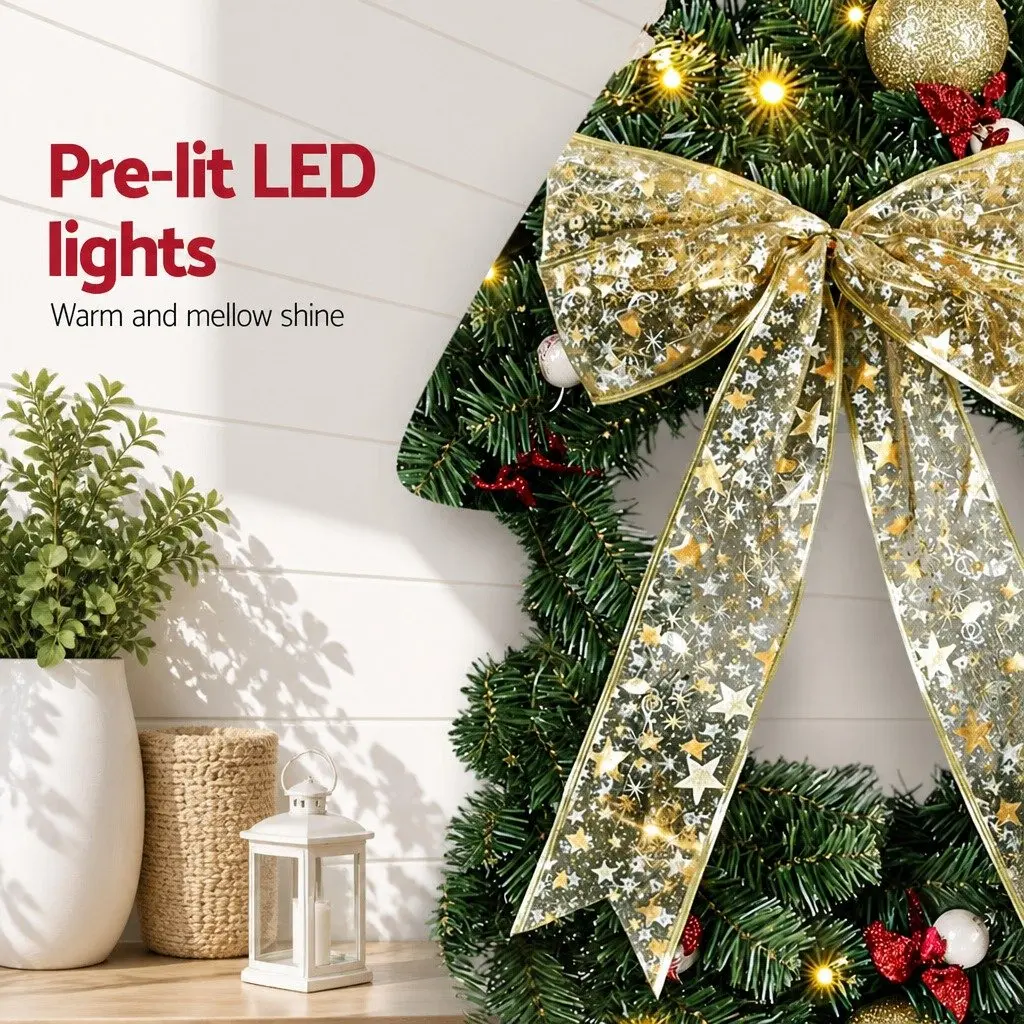 60cm LED Christmas Wreath
