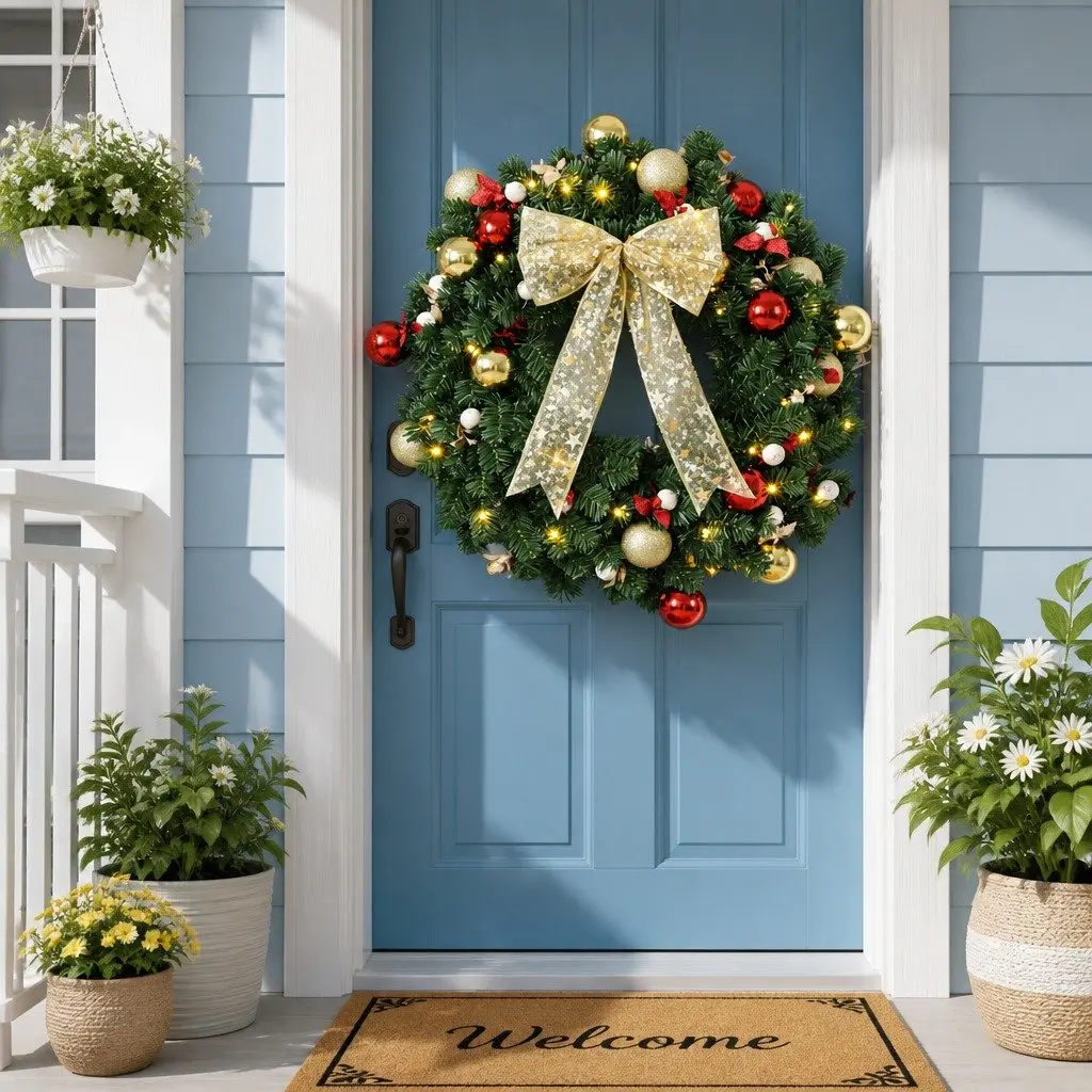 60cm LED Christmas Wreath
