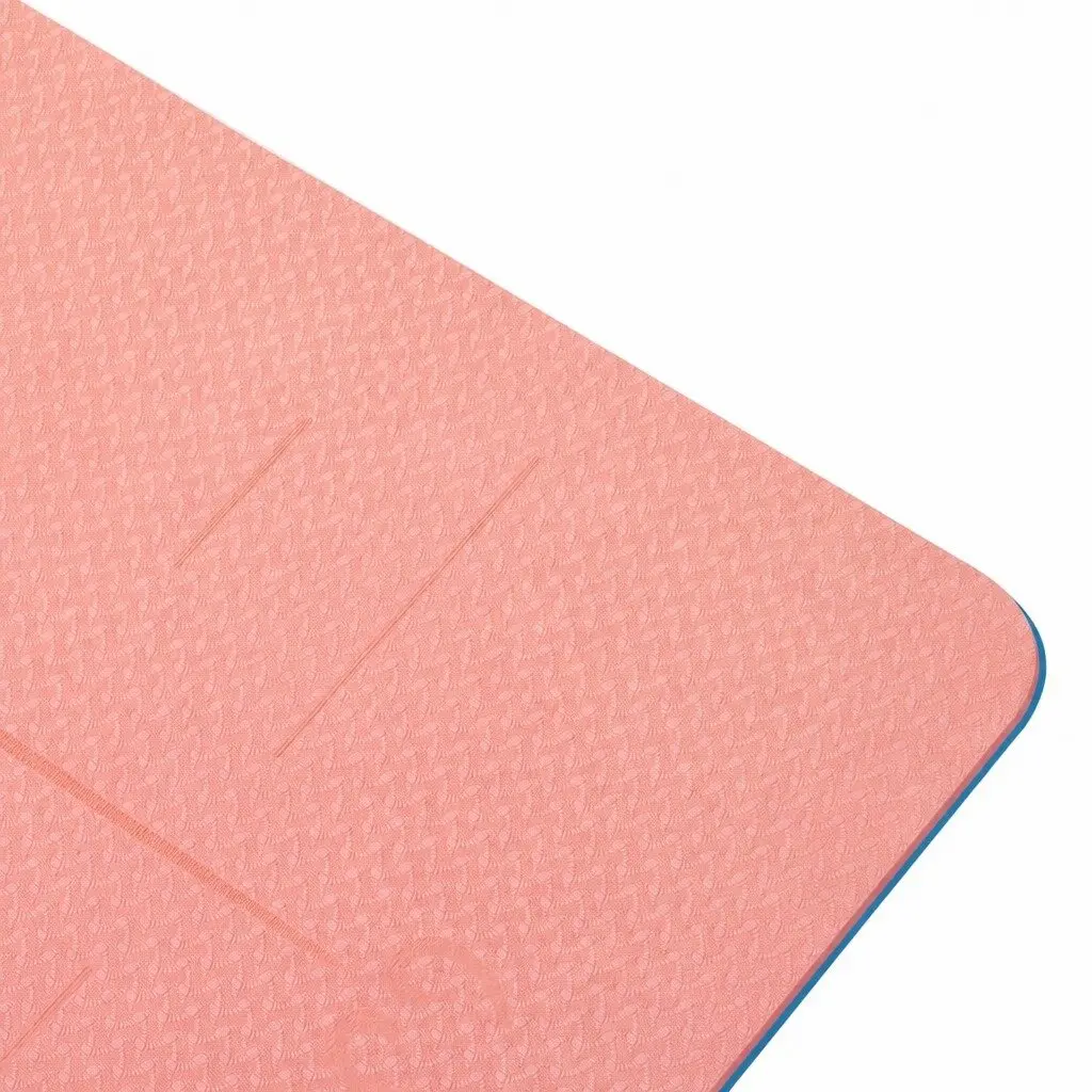 Yoga Mat with Alignment Lines
