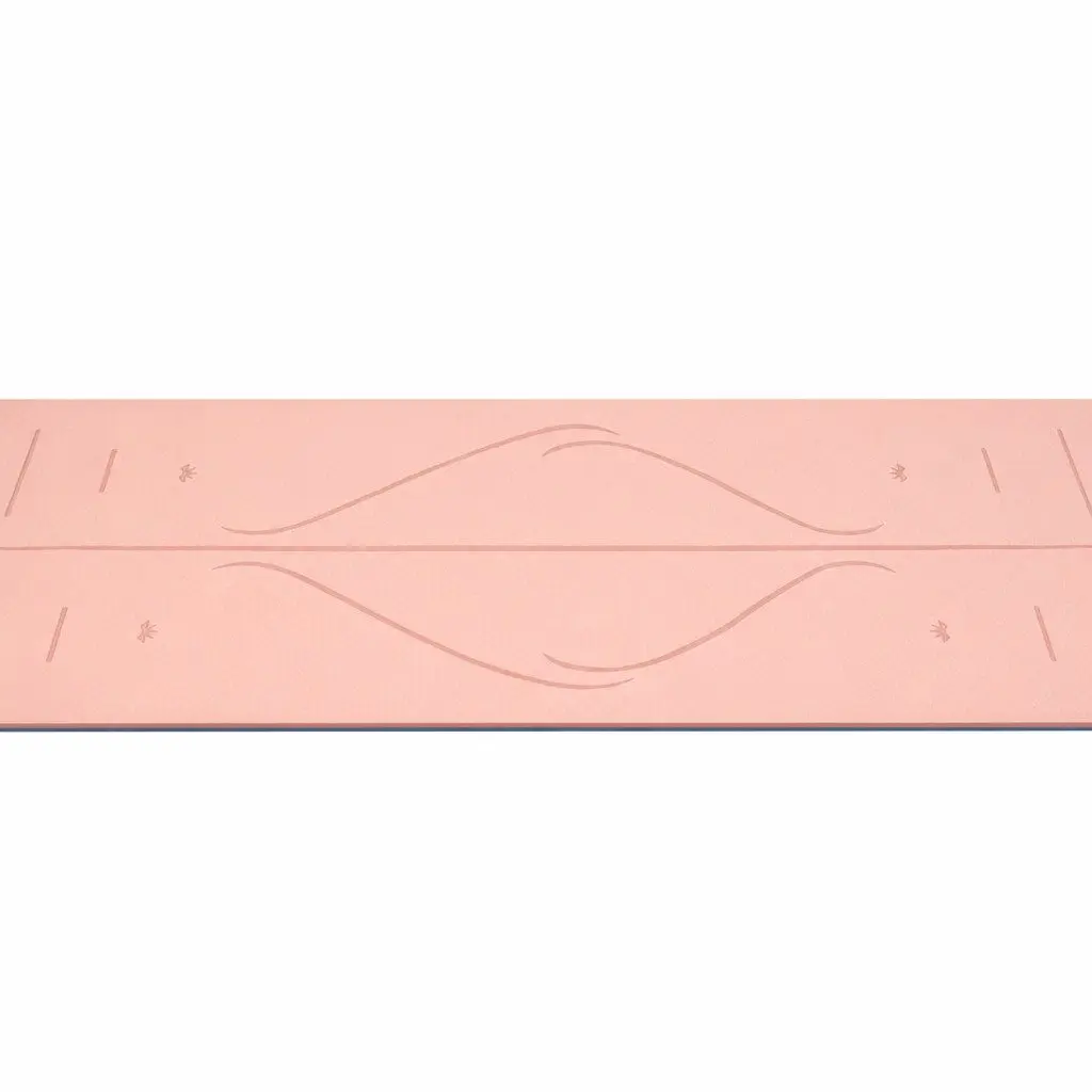 Yoga Mat with Alignment Lines