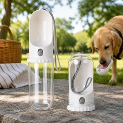 Stay Hydrated Together: 450ml Pet Water Bottle for You and Your Pet