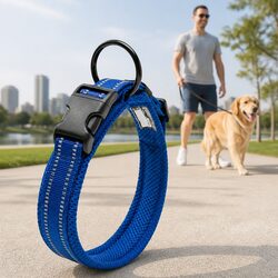 Your Dog Deserves This Safe XS Blue Reflective Collar