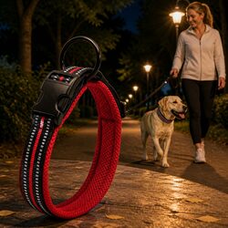 Your Pet's Safety with This Reflective Dog Collar 3XL