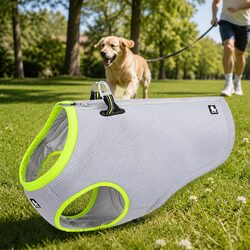 Keep Your Dog Cool with This Friendly Yellow Vest 2XS
