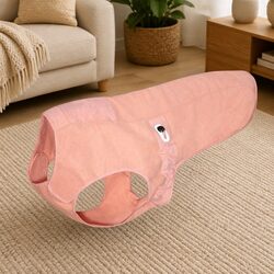 Warm Up Your Pet with This Dusty Pink Winter Coat