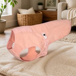 Dog Winter Coat Dusty Pink Medium Size Pet Clothing Warm Jacket for Dogs