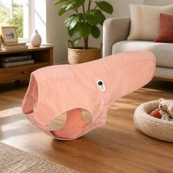 Your Small Dog's Cozy Winter Coat in Dusty Pink 2XS