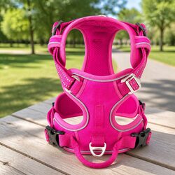 Friendly No Pull Dog Harness in Pink for Your Pet