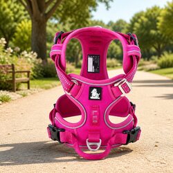 Friendly XL Pink No Pull Dog Harness for Your Pet