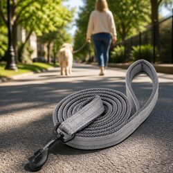 You’ll Love This 2m Reflective Grey Dog Leash