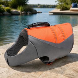 Keep Your Pup Safe: XS Orange Life Jacket