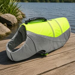 Make Water Time Safe for Your Dog with a Neon Yellow Life Jacket