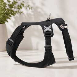 Your Pet’s Secure Companion - XL Black Escape Proof Harness