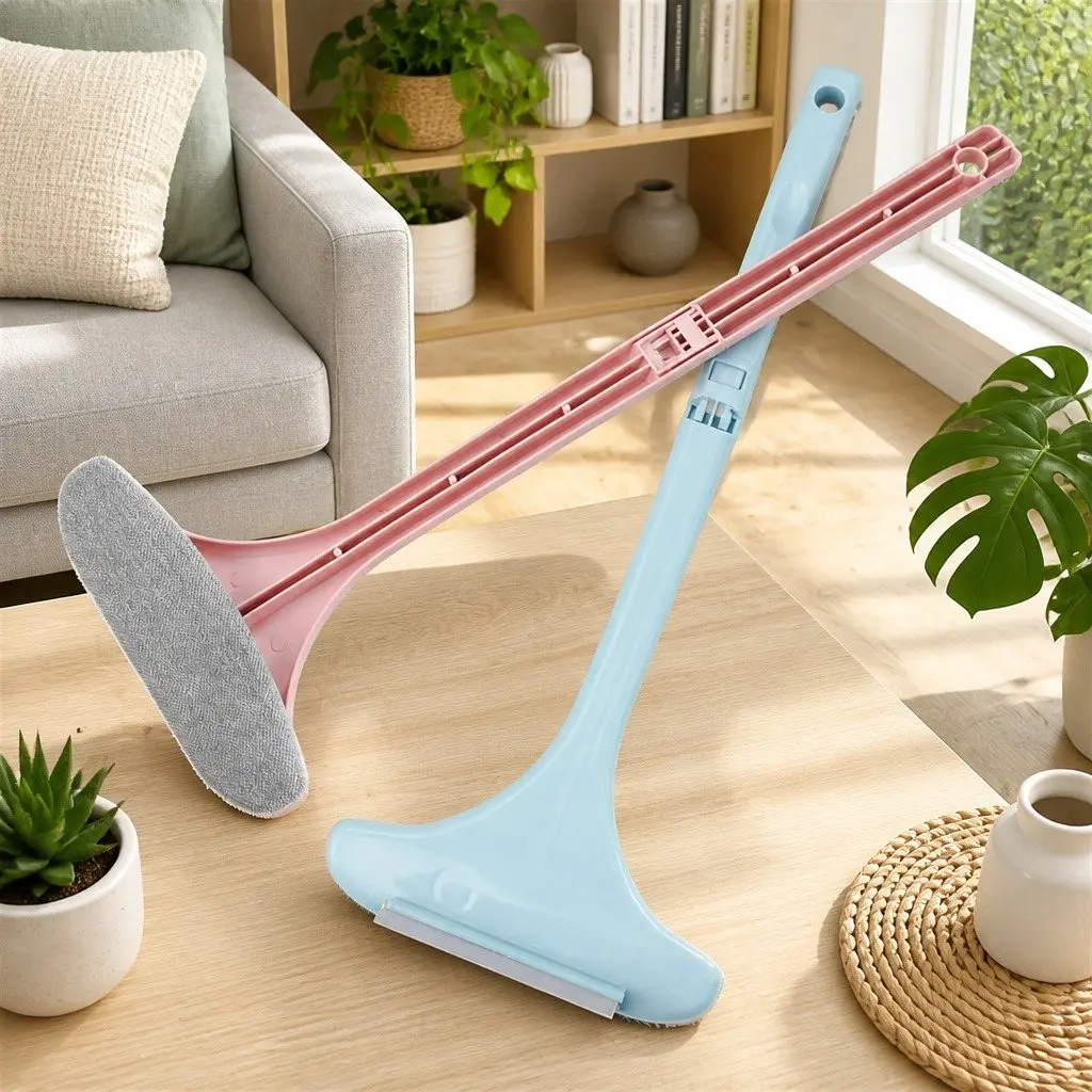 Double Sided Window Cleaning Brush Glass Cleaner Screen Multifunctional Tool