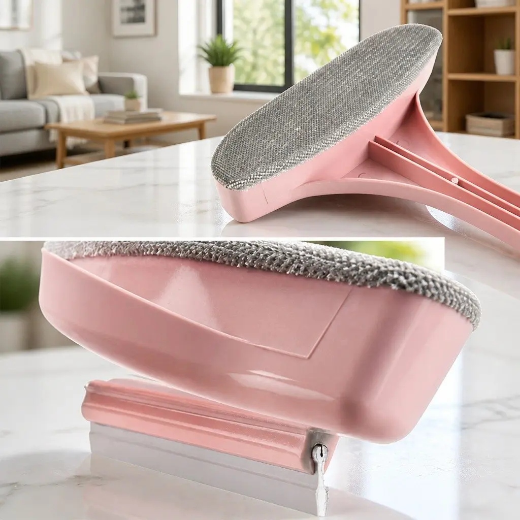 Double Sided Window Cleaning Brush Glass Cleaner Screen Multifunctional Tool