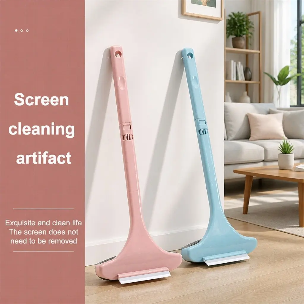 Double Sided Window Cleaning Brush Glass Cleaner Screen Multifunctional Tool