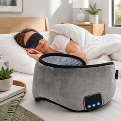 User-Friendly Bluetooth Eye Mask Headphones for Sleep