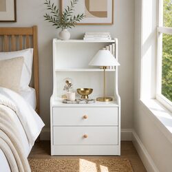 Your New Nightstand: Minimalist Design with Ample Storage