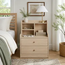 Discover a Friendly Wooden Nightstand for Your Space