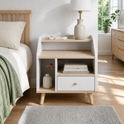 Friendly Nordic Bedside Table for Your Space