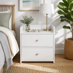 Your Ideal Bedside Table with Double Drawers