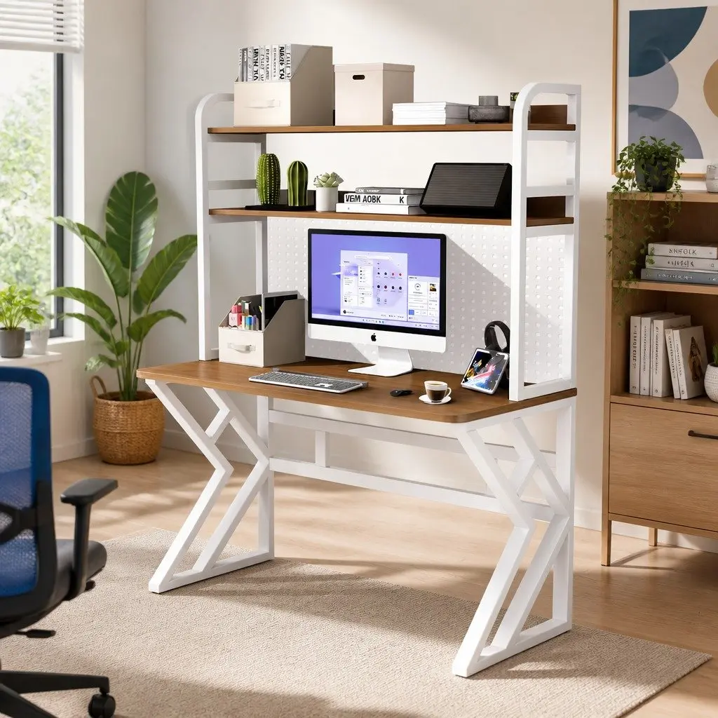 Computer Desk Nordic Style Spacious 160x60x170cm