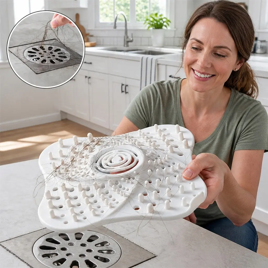Silicone Drain Cover Odor Proof Anti Blocking Filter Kitchen Sink Toilet 13cm X 13cm X 2cm