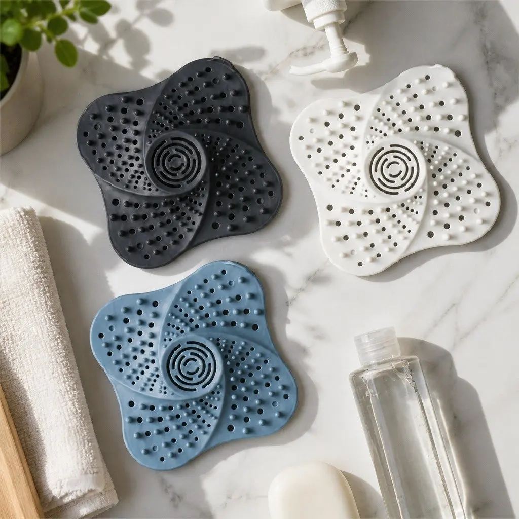 Silicone Drain Cover Odor Proof Anti Blocking Filter Kitchen Sink Toilet 13cm X 13cm X 2cm