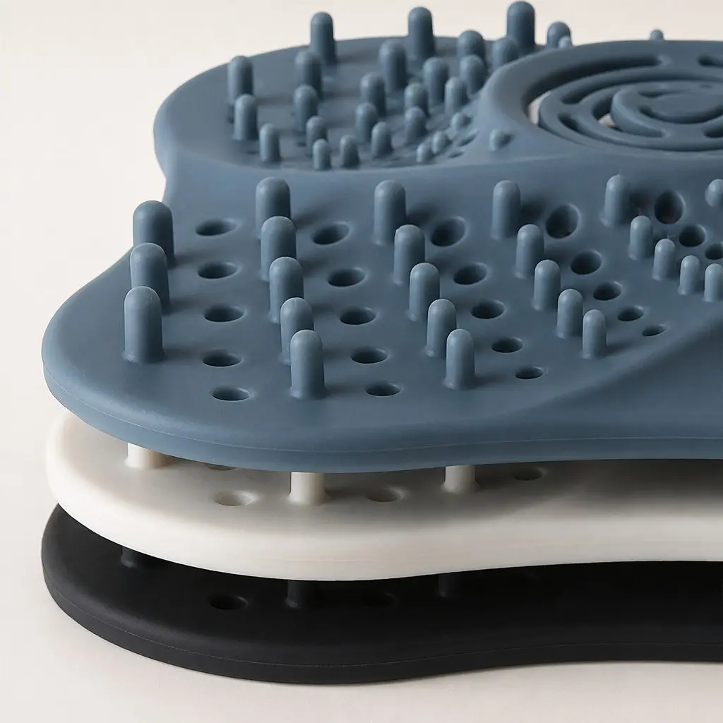 Silicone Drain Cover Anti Blocking Filter Kitchen Sink 13cm Blue